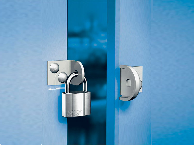 Electromechanical locks, door closers, panic bars, master key systems, padlocks