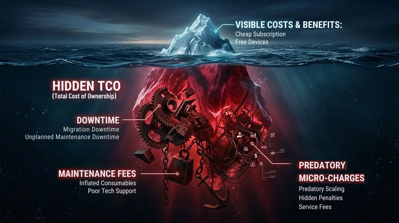 The Iceberg Effect: Hidden TCO in Telematics (GPS Tracking) Contracts