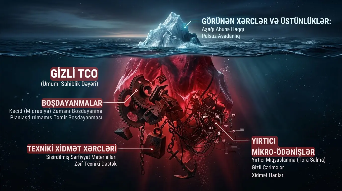 Telematika (GPS Izləmə) Müqavilələrində Gizli TCO: Aysberq Effekti